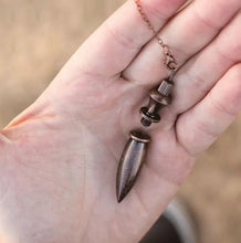 Antique-Copper Metal Divination Pendulum For Spiritualism