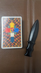 Obsidian Ritual Athame Dagger