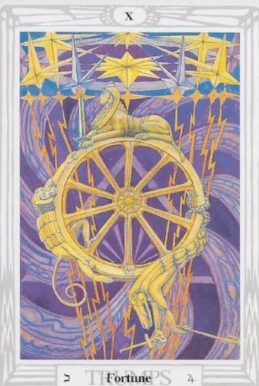 Fortune, from the Thoth tarot — the Birth Chart Reading