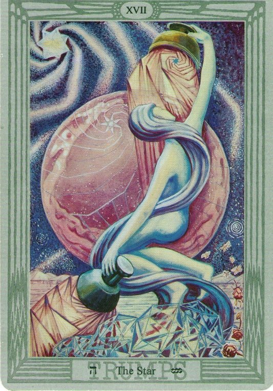 The Star, from the Thoth tarot — the Private Consultation with Seldom Dreams